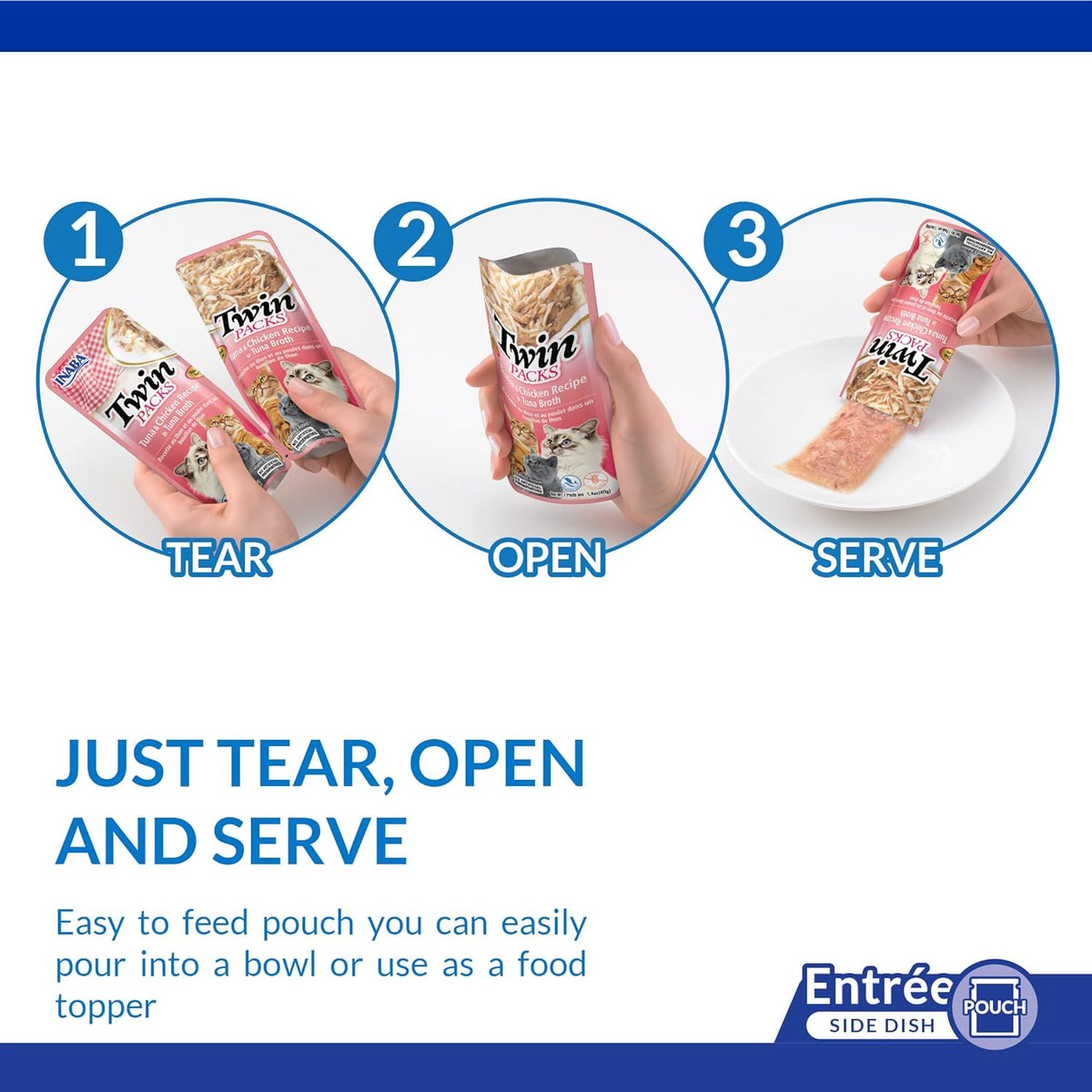 Inaba Twin Packs Tuna and Chicken Recipe in Tuna Broth for Cats