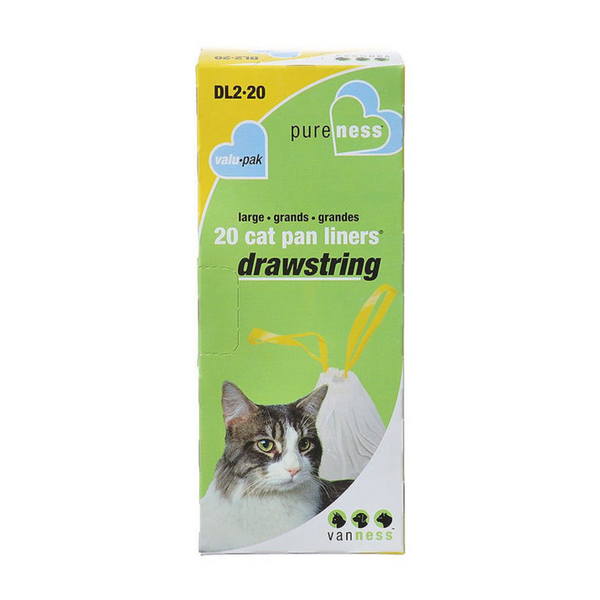  Drawstring Cat Pan Liners