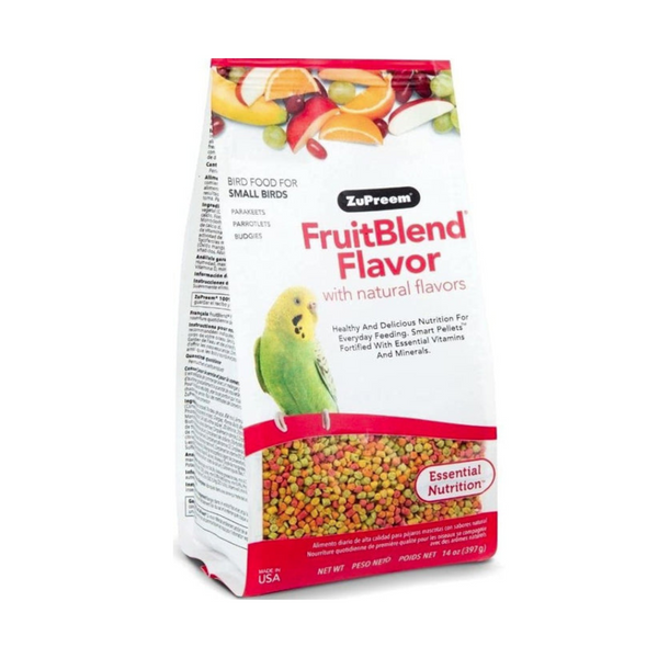 ZuPreem FruitBlend Flavor with Natural Flavors Bird Food for Small Birds