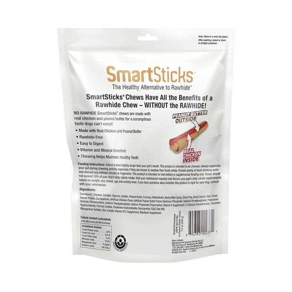 SmartBones SmartSticks with Real Peanut Butter