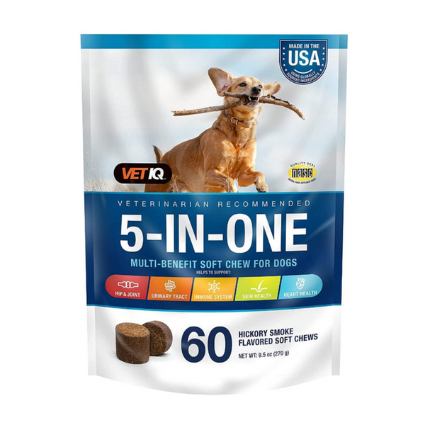 Sergeants VetIQ 5-in-One Multi-Benefit Soft Chews for Dogs