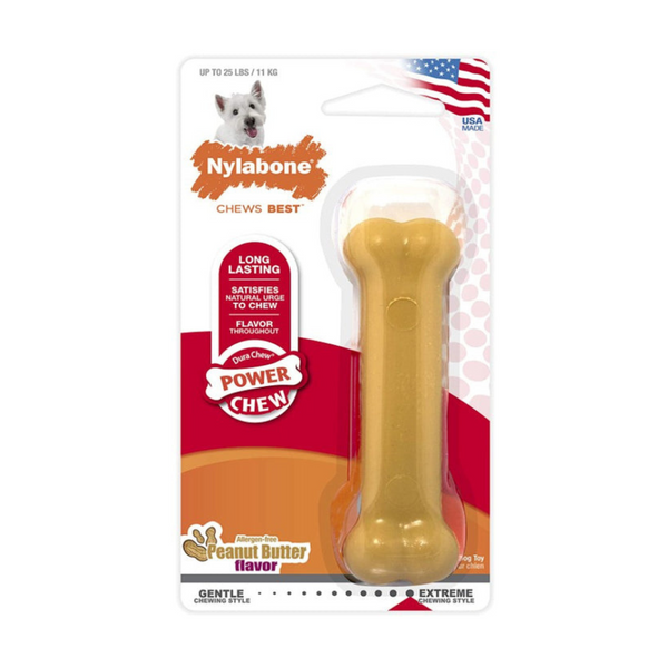 Nylabone Dura Chew Bone Peanut Butter Flavor