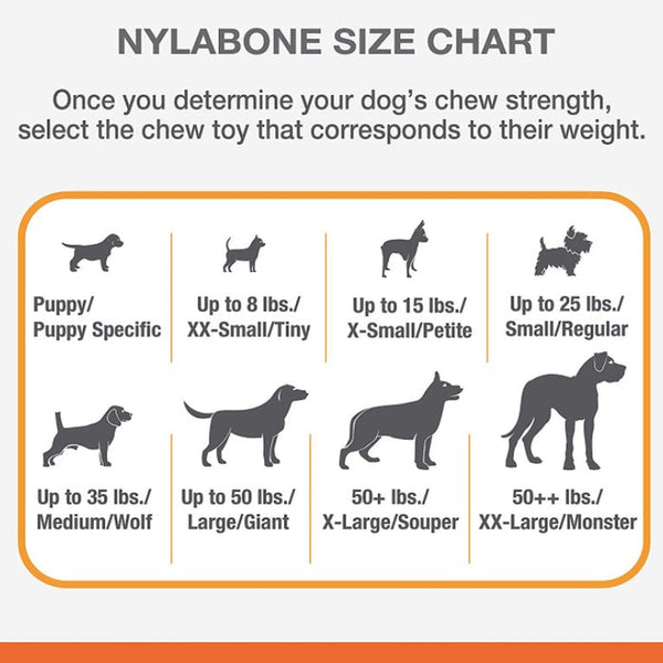Nylabone Dura Chew Bone Peanut Butter Flavor
