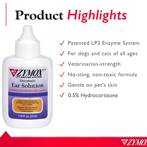 Zymox Enzymatic Ear Solution 