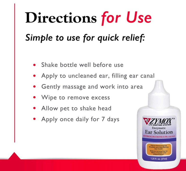 Zymox Enzymatic Ear Solution 